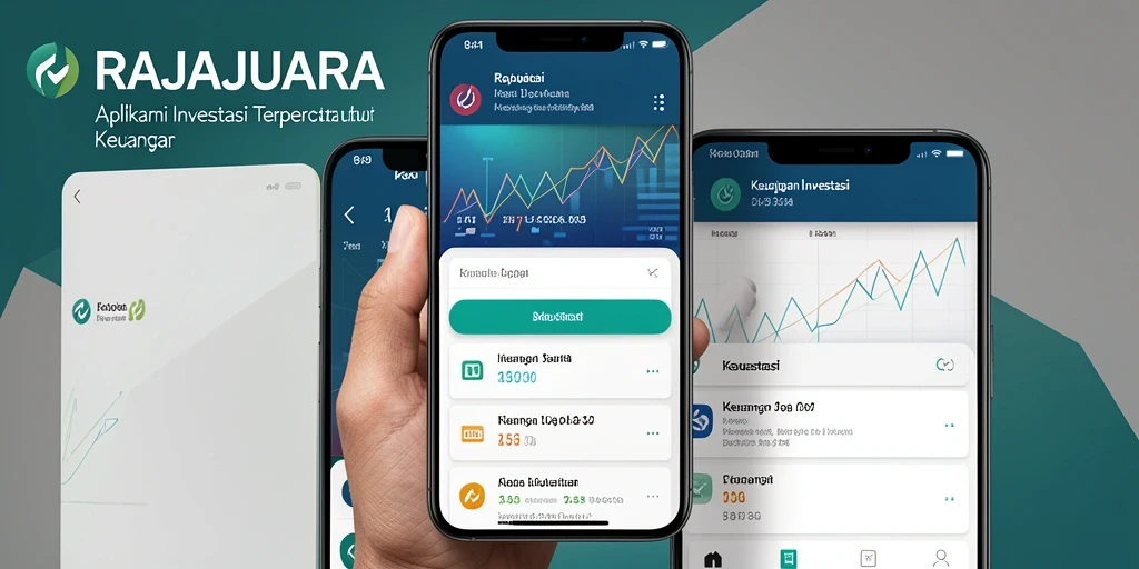 Tampilan antarmuka aplikasi RAJAJUARA untuk investasi yang sederhana dan intuitif.
