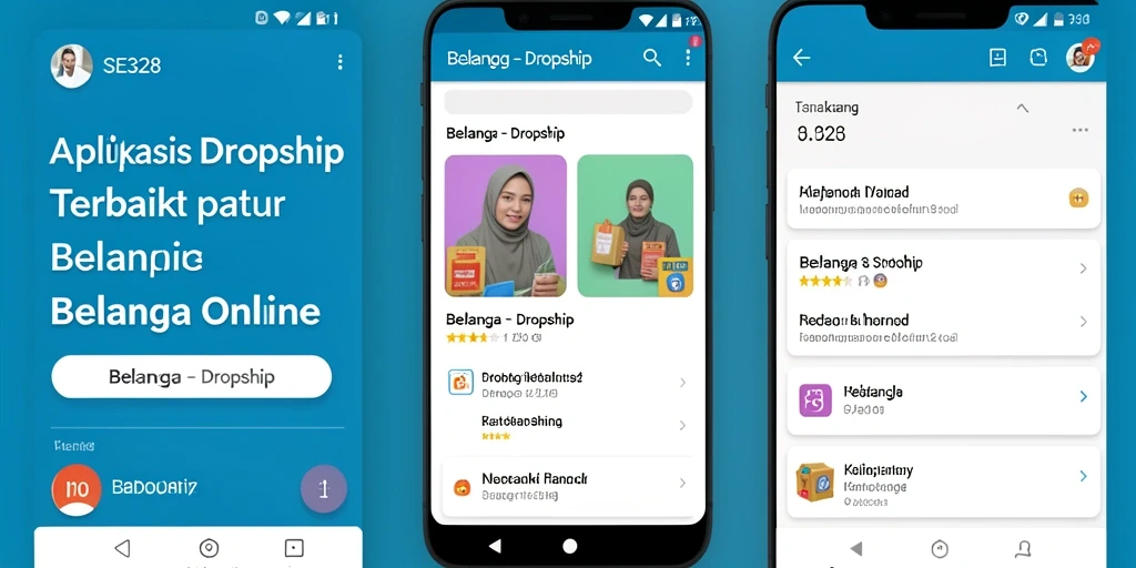 Antarmuka SE328 yang intuitif dan mudah digunakan untuk Dropship.